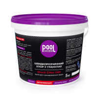 Засіб для знезараження води у басейні Poolman Shock Chlor G60, 5 кг