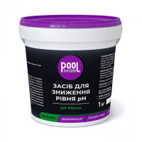 Засіб для зниження рівня pH води у басейні Poolman pH Minus, 1кг