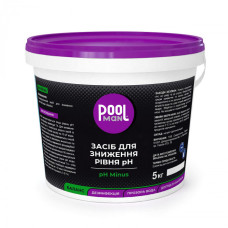 Засіб для зниження рівня pH води у басейні Poolman pH Minus, 5 кг