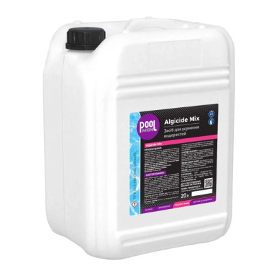 Засіб для усунення водоростей у басейні Poolman Algicide Mix, 20 л