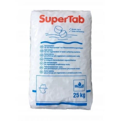 Таблетована сіль "SUPERTAB" K+S, мішок 25 кг (Німеччина)