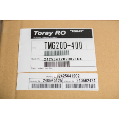 Мембрана зворотного осмосу 80х40 Toray ТМG20D-400 (продуктивність 45,8 м³/добу)
